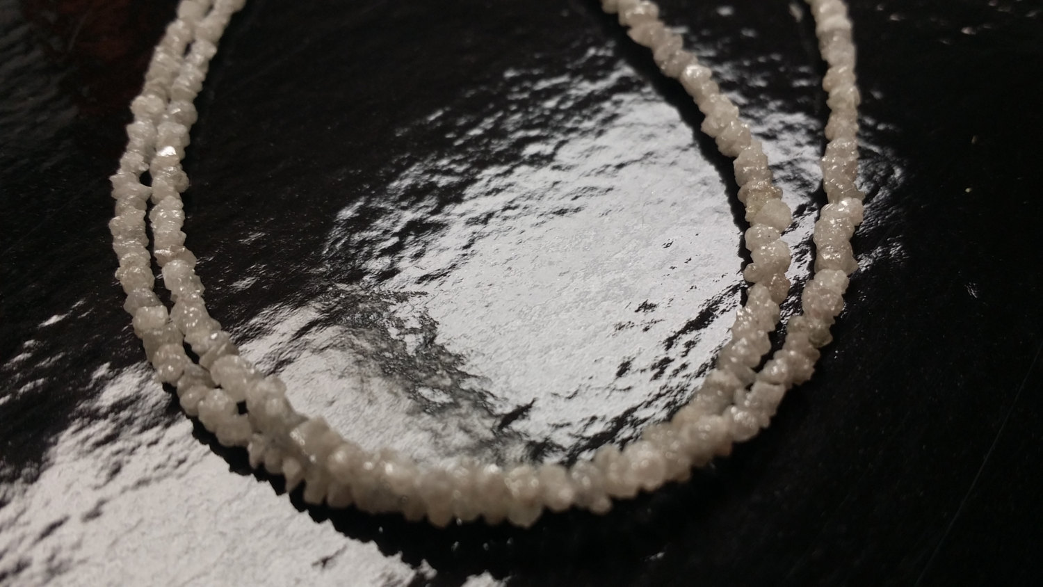 White Rough Cut Diamonds