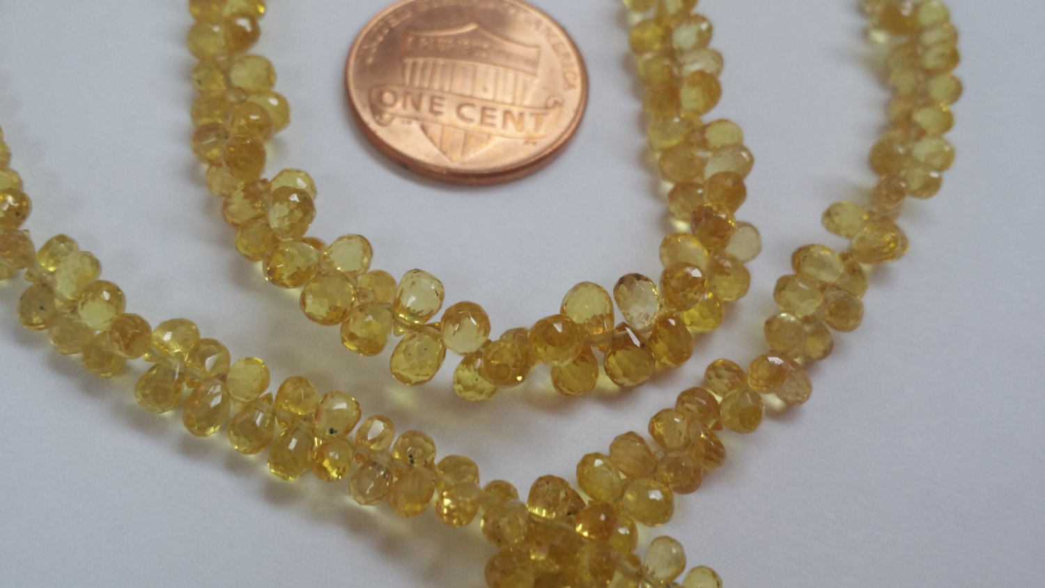 Yellow Madagascar Sapphire Drops