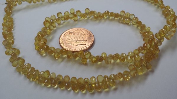 Yellow Madagascar Sapphire Drops