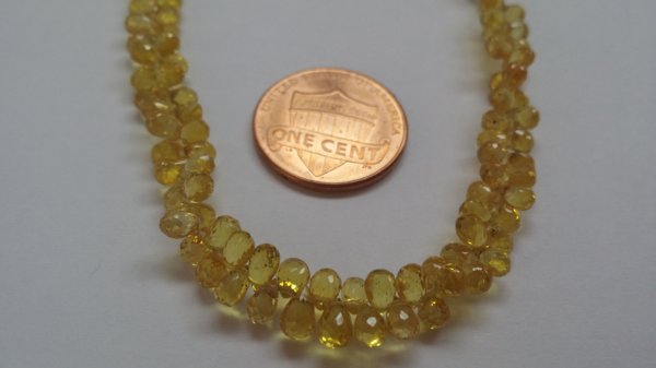 Yellow Madagascar Sapphire Drops