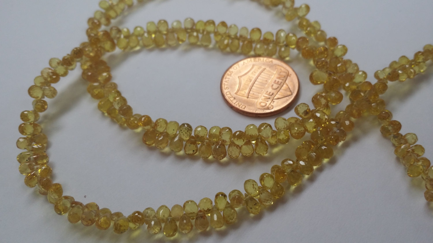 Yellow Madagascar Sapphire Drops