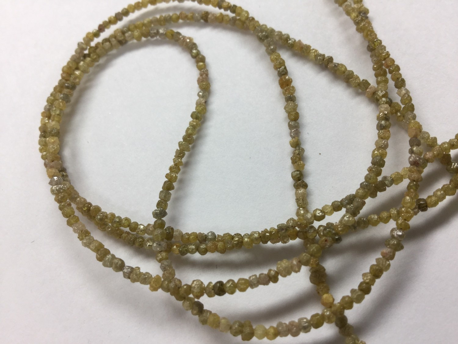 Yellow Rough Cut Diamonds Faceted