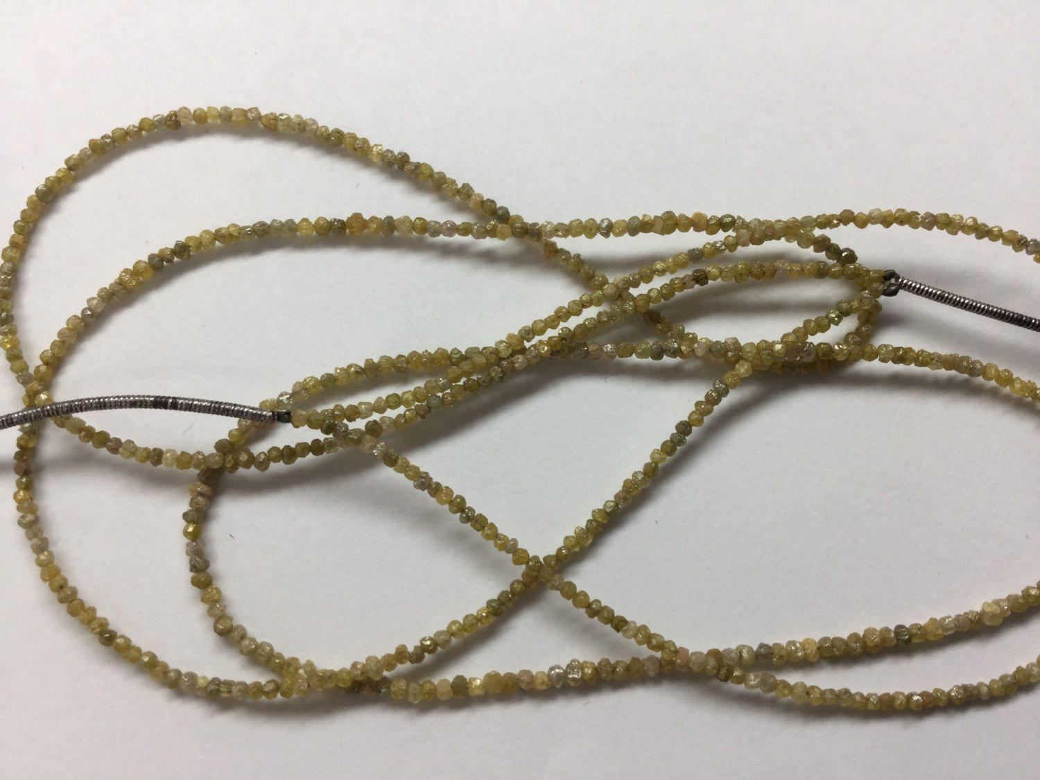 Yellow Rough Cut Diamonds Faceted