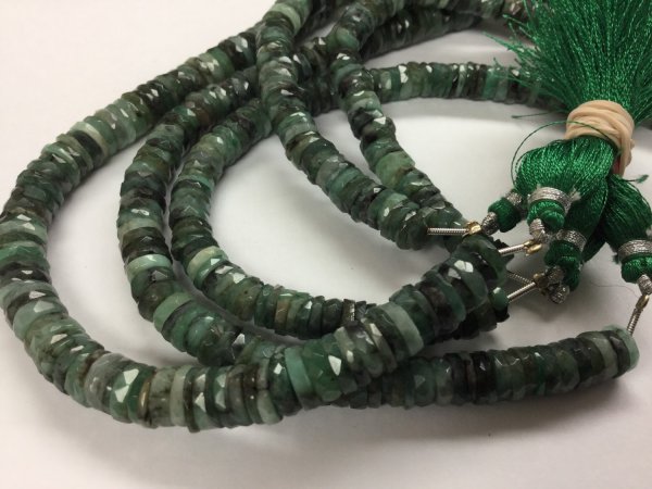 Zambian Emerald Tires Faceted